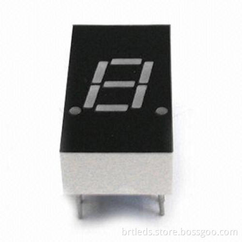 0.30-inch (7.62mm) Digit Height 7-segment LED Display with Continuous Uniform Segments